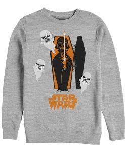 Men’s Star Wars Halloween Darth Vader Coffin Sweatshirt