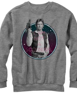 Men’s Star Wars Han Solo Not a Scoundrel Sweatshirt