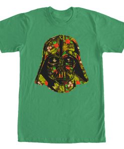 Men’s Star Wars Hawaiian Print Darth Vader Helmet T-Shirt