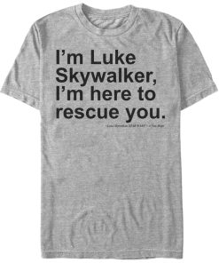Men’s Star Wars Here to Rescue You T-Shirt
