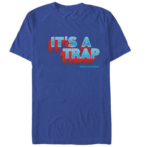 Men’s Star Wars It’s a Trap Ackbar Quote T-Shirt