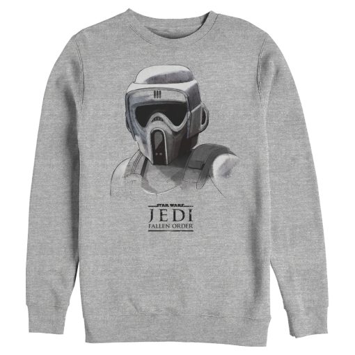 Men’s Star Wars Jedi Fallen Order Grayscale Scout Trooper Sweatshirt