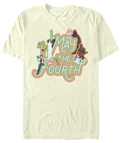 Men’s Star Wars May the Fourth Classic Characters T-Shirt