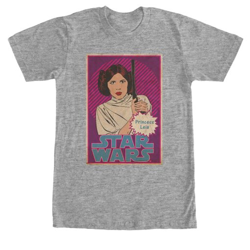 Men’s Star Wars Princess Leia Trading Card T-Shirt