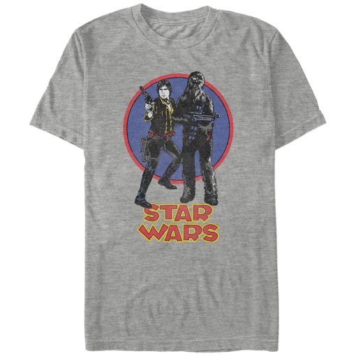 Men’s Star Wars Retro Best Friend Circle T-Shirt