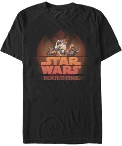Men’s Star Wars Rogue One Alien Rebel Heroes T-Shirt
