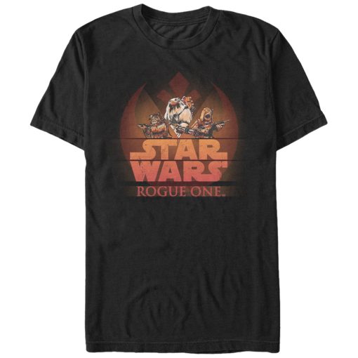 Men’s Star Wars Rogue One Alien Rebel Heroes T-Shirt