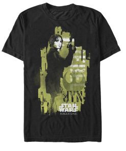Men’s Star Wars Rogue One Jyn Modern Profile Print T-Shirt