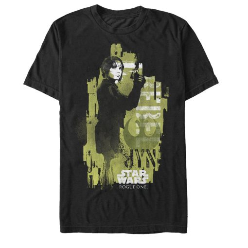 Men’s Star Wars Rogue One Jyn Modern Profile Print T-Shirt