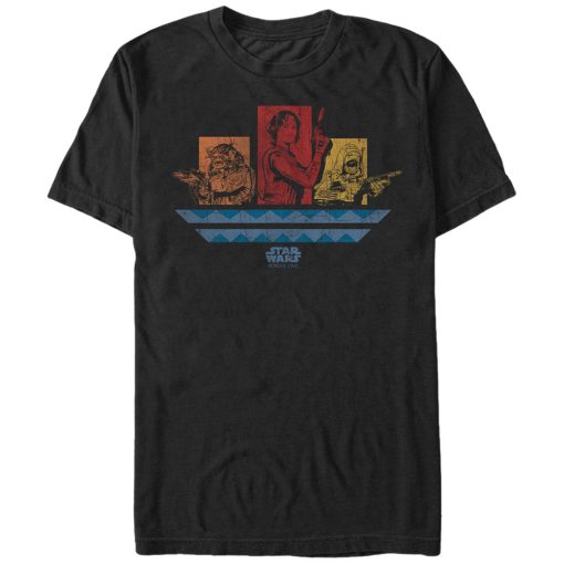 Men’s Star Wars Rogue One Jyn Pao Bistan Panels T-Shirt