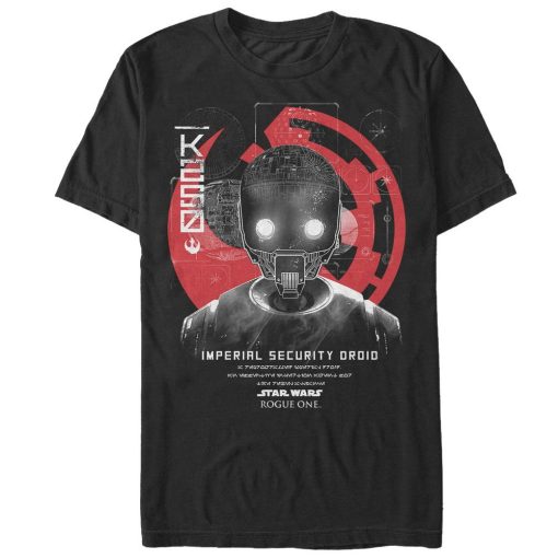 Men’s Star Wars Rogue One K-2SO Imperial Droid T-Shirt