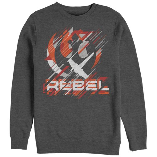 Men’s Star Wars Rogue One Rebel Crest Streaks Sweatshirt