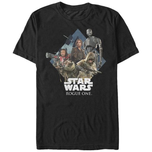 Men’s Star Wars Rogue One Rebel Cube T-Shirt