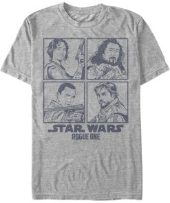 Men’s Star Wars Rogue One Rebel Hero Square T-Shirt