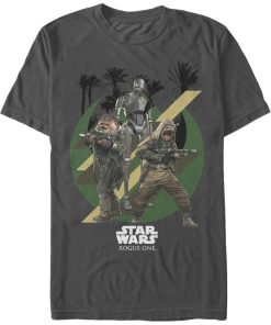 Men’s Star Wars Rogue One Scarif Warriors Pao Bistan K-2SO T-Shirt