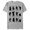 Men’s Star Wars The Force Awakens Character Silhouettes T-Shirt