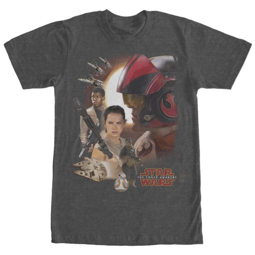 Men’s Star Wars The Force Awakens Characters T-Shirt