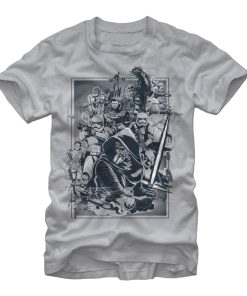 Men’s Star Wars The Force Awakens Characters The Force Awakens T-Shirt