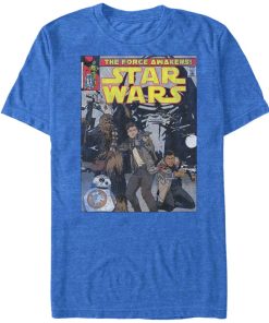 Men’s Star Wars The Force Awakens Comic Book Print T-Shirt
