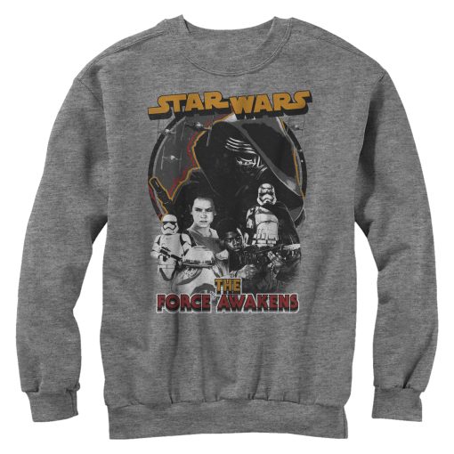 Men’s Star Wars The Force Awakens Distressed Sweatshirt