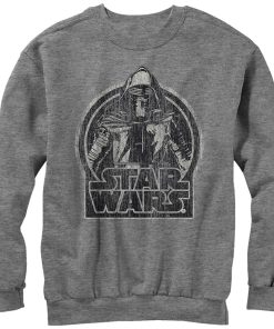 Men’s Star Wars The Force Awakens Kylo Ren Classic Distressed Sweatshirt