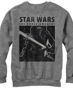 Men’s Star Wars The Force Awakens Kylo Ren Distressed Sweatshirt