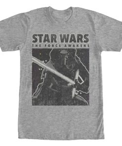 Men’s Star Wars The Force Awakens Kylo Ren Distressed T-Shirt