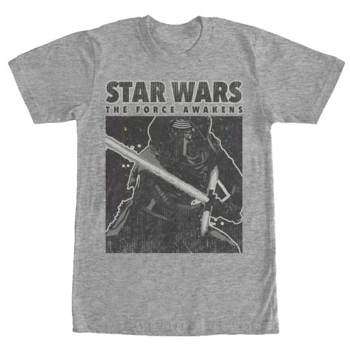 Men’s Star Wars The Force Awakens Kylo Ren Distressed T-Shirt