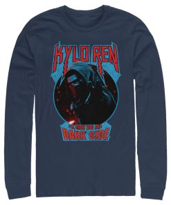 Men’s Star Wars The Force Awakens Kylo Ren Show Dark Side Long Sleeve Shirt