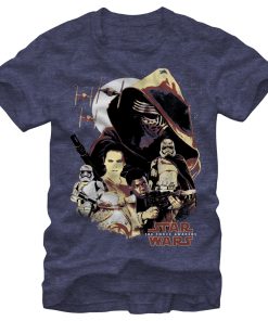 Men’s Star Wars The Force Awakens Light Side and Dark Side T-Shirt