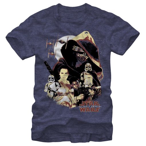 Men’s Star Wars The Force Awakens Light Side and Dark Side T-Shirt