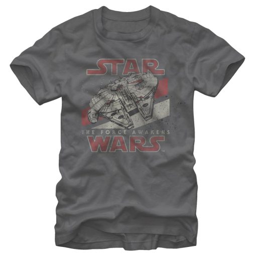 Men’s Star Wars The Force Awakens Millennium Falcon T-Shirt