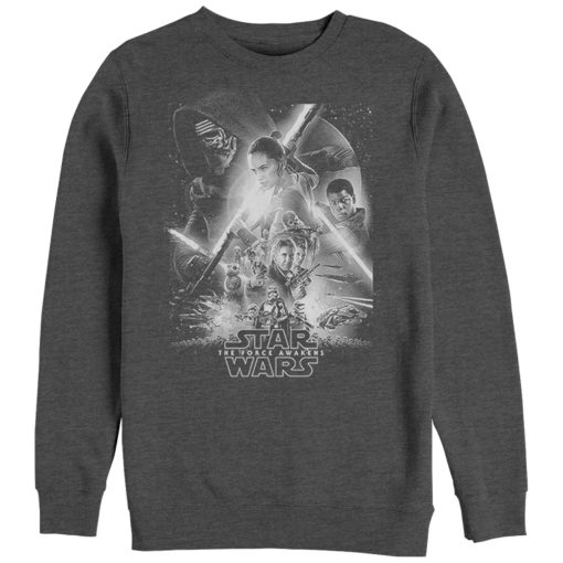 Men’s Star Wars The Force Awakens Poster Sweatshirt