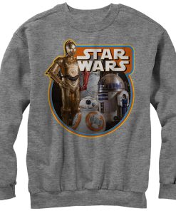 Men’s Star Wars The Force Awakens Retro Droids Sweatshirt
