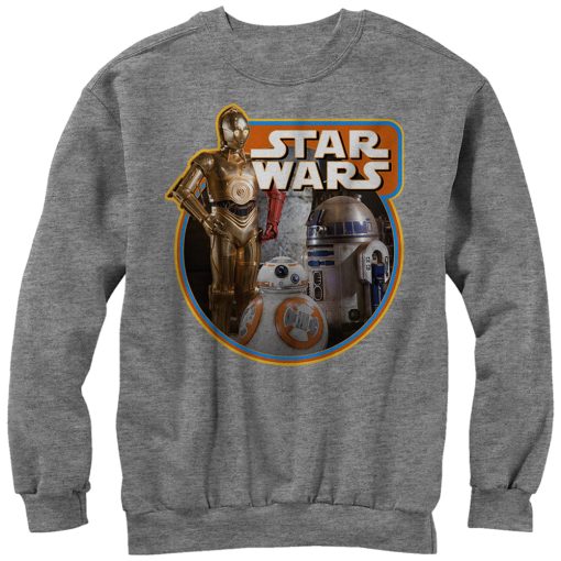 Men’s Star Wars The Force Awakens Retro Droids Sweatshirt