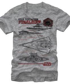 Men’s Star Wars The Force Awakens Star Destroyer Finalizer T-Shirt