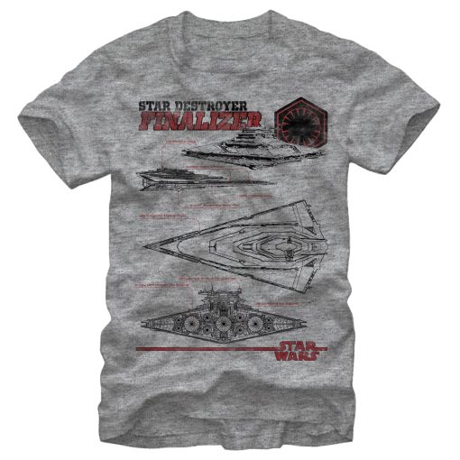 Men’s Star Wars The Force Awakens Star Destroyer Finalizer T-Shirt