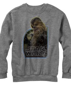 Men’s Star Wars The Force Awakens Vintage Chewbacca Sweatshirt
