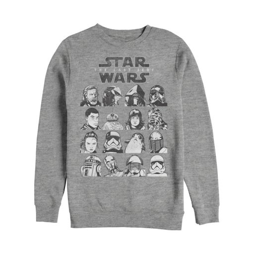 Men’s Star Wars The Last Jedi Character Page Sweatshirt