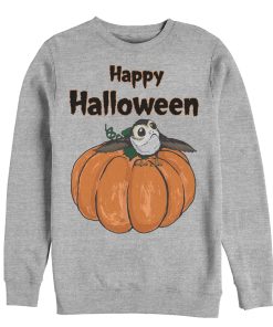 Men’s Star Wars The Last Jedi Happy Halloween Porg Sweatshirt