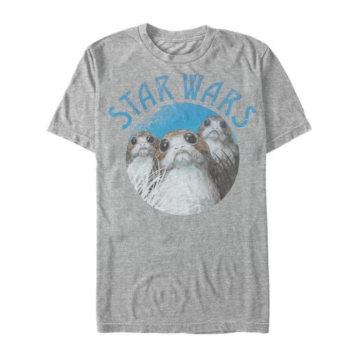 Men’s Star Wars The Last Jedi Porg Circle T-Shirt