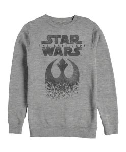 Men’s Star Wars The Last Jedi Rebel Logo Fleck Sweatshirt
