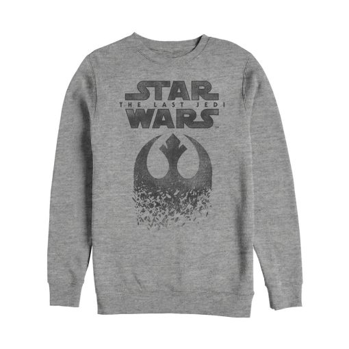 Men’s Star Wars The Last Jedi Rebel Logo Fleck Sweatshirt