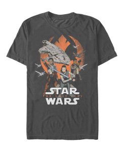 Men’s Star Wars The Last Jedi Rebel Trio T-Shirt