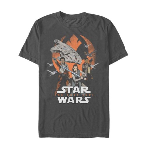 Men’s Star Wars The Last Jedi Rebel Trio T-Shirt