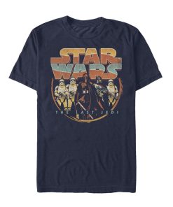 Men’s Star Wars The Last Jedi Rey Propaganda Frame T-Shirt