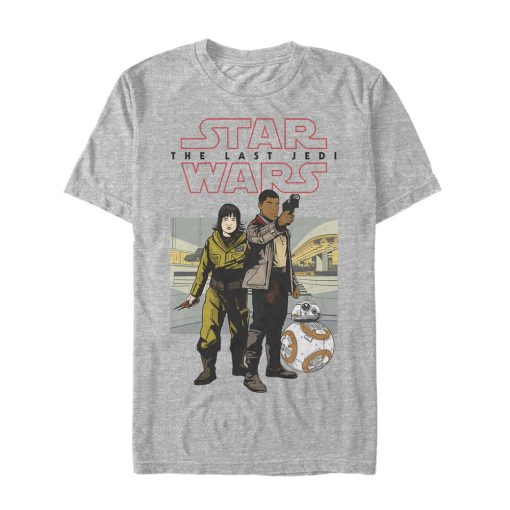 Men’s Star Wars The Last Jedi Rose Finn Cartoon T-Shirt