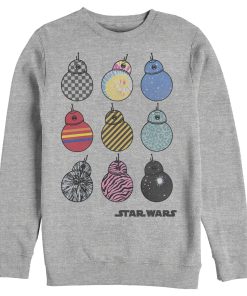Men’s Star Wars The Rise of Skywalker BB-8 Fashion Sweatshirt