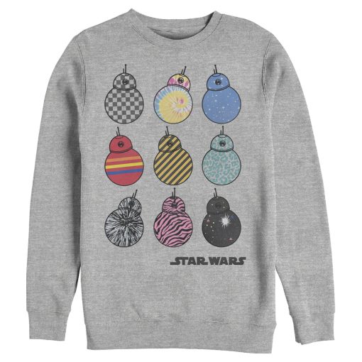 Men’s Star Wars The Rise of Skywalker BB-8 Fashion Sweatshirt