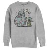 Men’s Star Wars The Rise of Skywalker Droid Cuties Sweatshirt